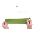 Eco Cornstarch Based green color biodegradable dog poo poop bags